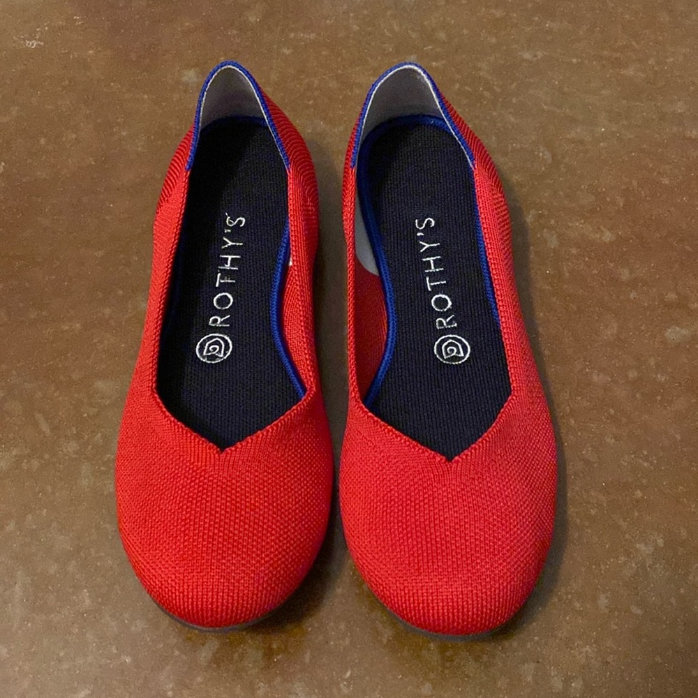 Rothy’s Red Flats